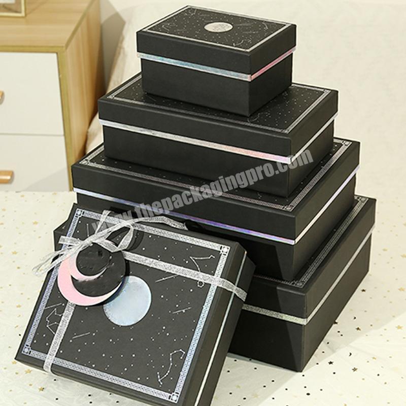 KinSun New Design Gift Box Set Custom Logo High Quality Gift Box Black Factory Price  Gift Box Wholesale