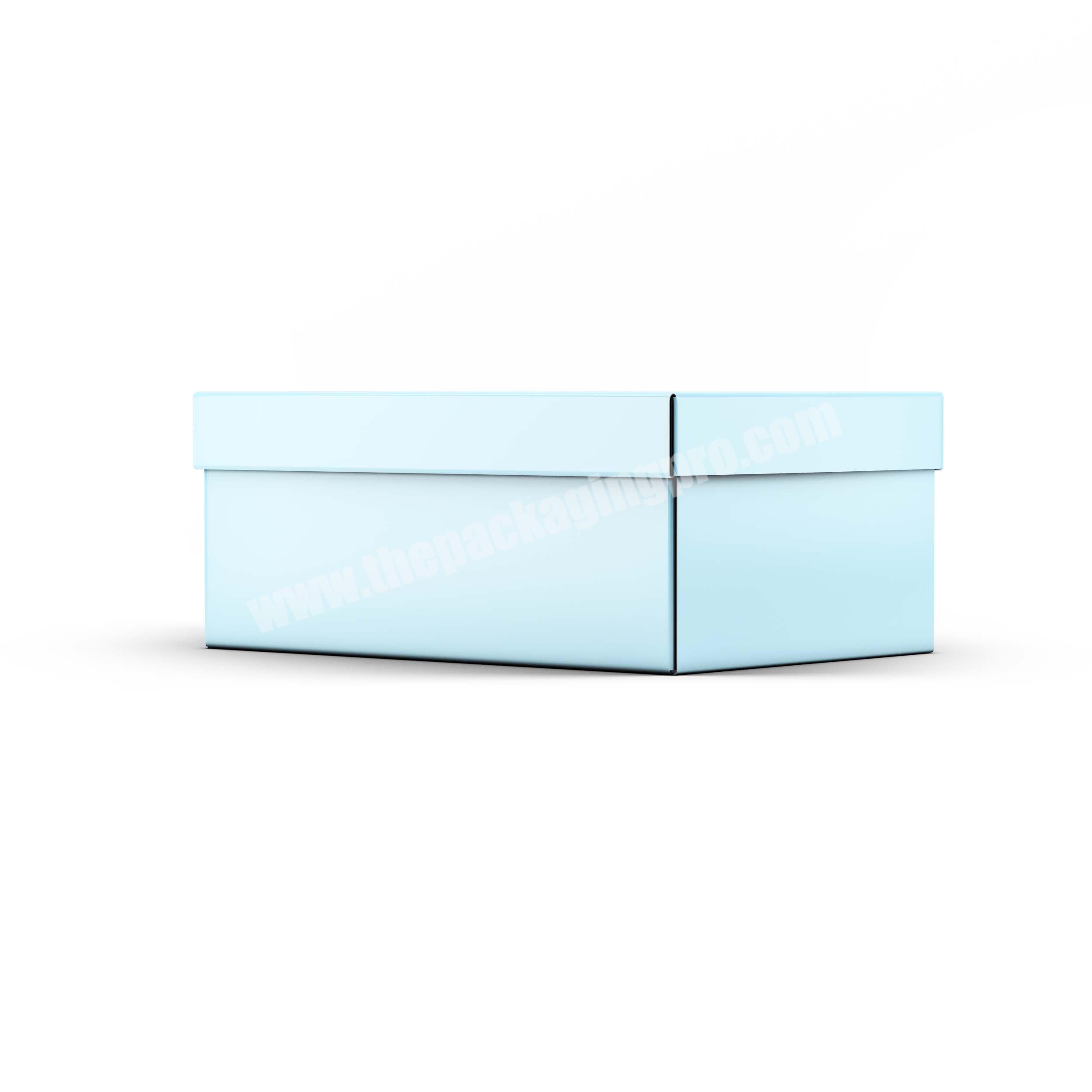 custom Large karton folding shoe box foldable rectanglg carton package box 