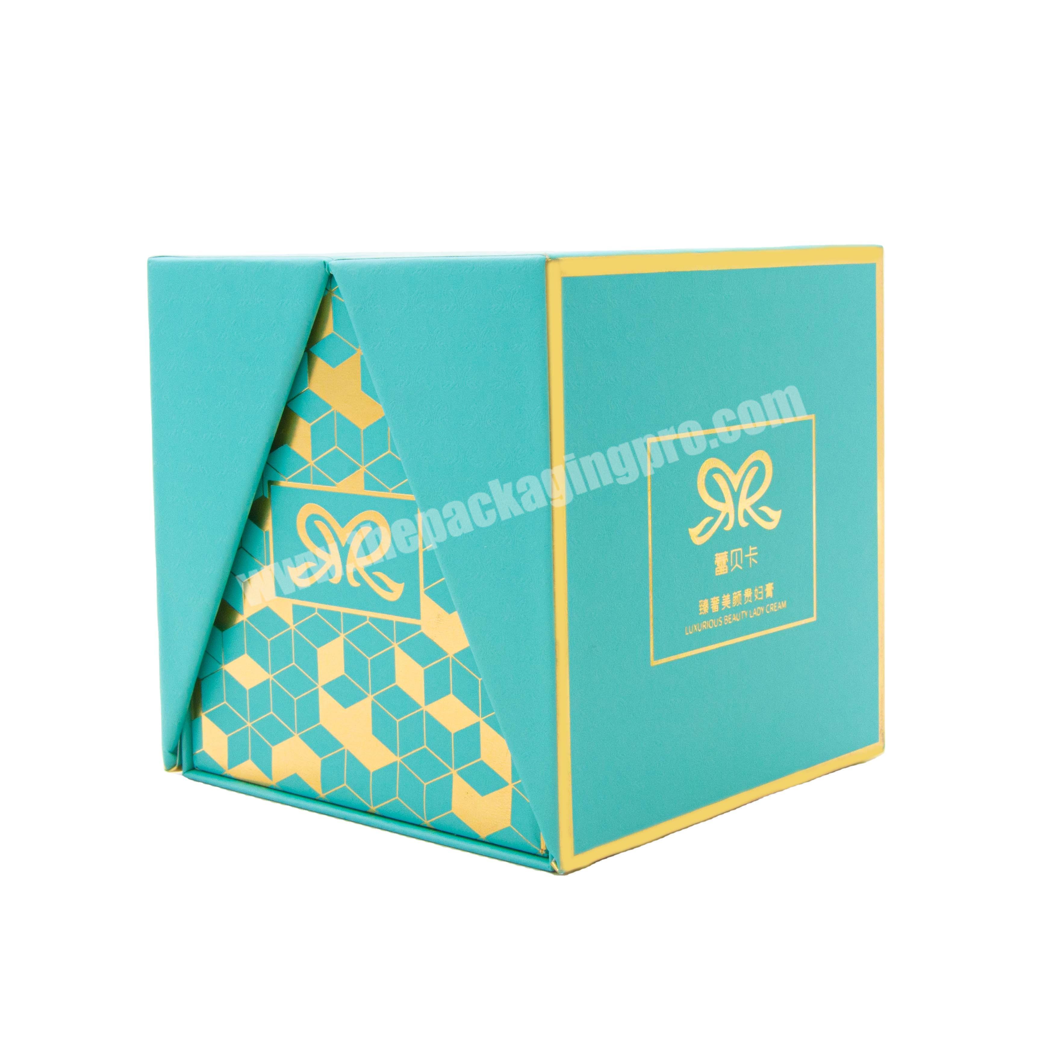 Luxury Custom Design Cardboard Box Middle Open Packaging Recyclable Paper Box