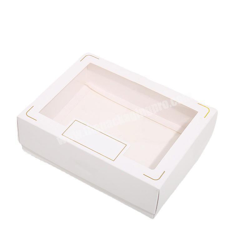 Luxury Custom Gift Box Logo White Rigid Hard Case Cardboard Boxes Packaging Removable Lid and Base