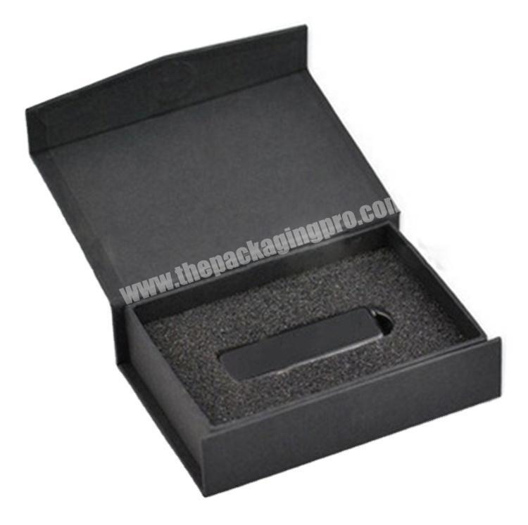 custom Luxury Customized High-Grade Silver Gray Cardboard book shape Cosmetics Magnetic Flap Package Box With EVA Insert 