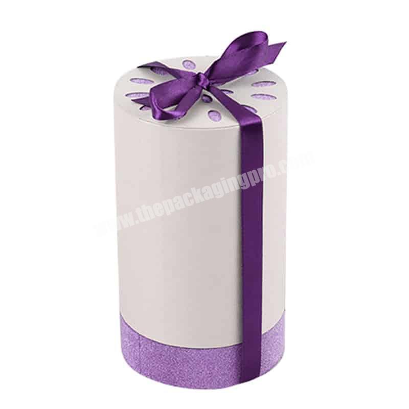 Manufacturers Wholesale Corrugated Round Gift Paper Hat Box Flower hat box wholesale perfume gift box