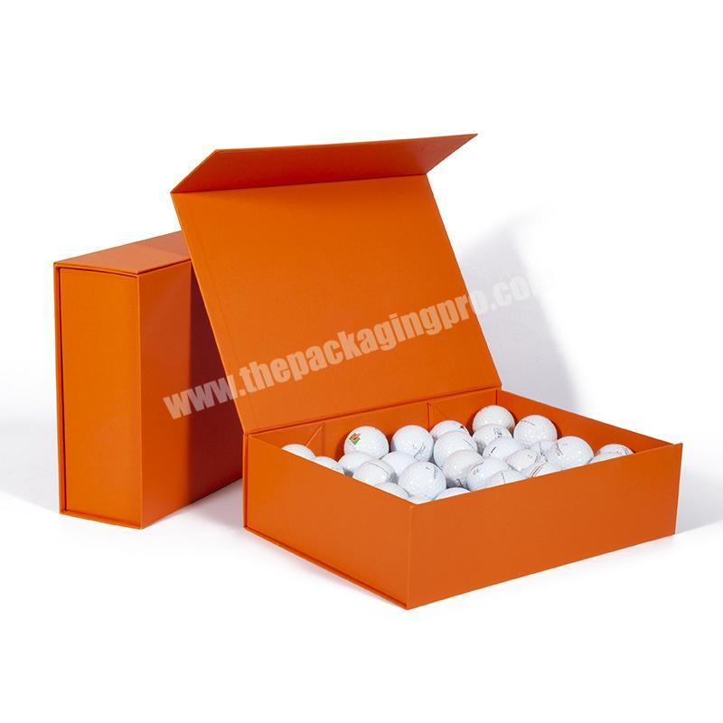 Osmo Custom Logo Printed Luxury Cardboard Gift Boxes Orange Magnetic Foldable Paper Boxes