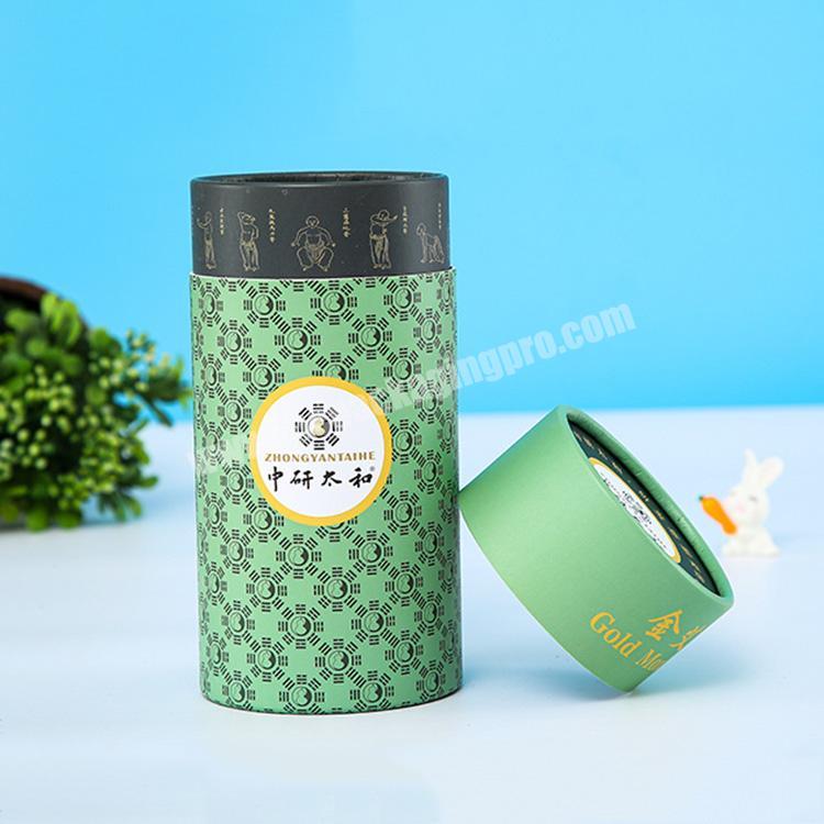 Osmo Custom Printing Storage Containers Coffee Tea Packaging Circled Box Tube Food Round Packaging Boxes