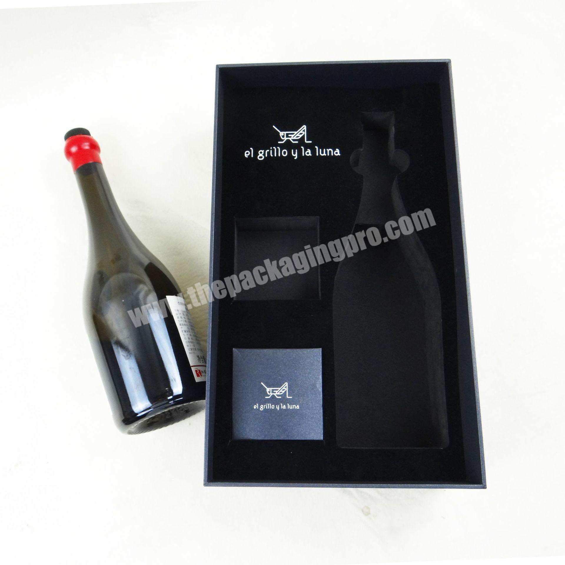 Osmo Customize Luxury Rigid Cardboard Liquor Wine Set Packaging Box Champagne Whisky Red Wine Gift Paper Boxes
