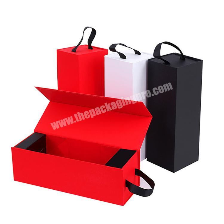 Osmo Luxury Custom Made Rigid Cardboard Paper Champagne Boxes Wine Box Foldable Packaging Box For Whisky Alcohol