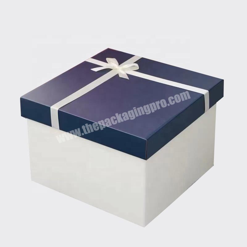 Oversized gift box surprise gift box empty ceremonial birthday gift box white package