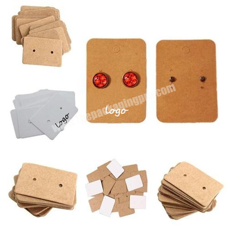 Paper Material and earring Tags, Price Tags Jewelry Packaging & Display Type hang cards factory