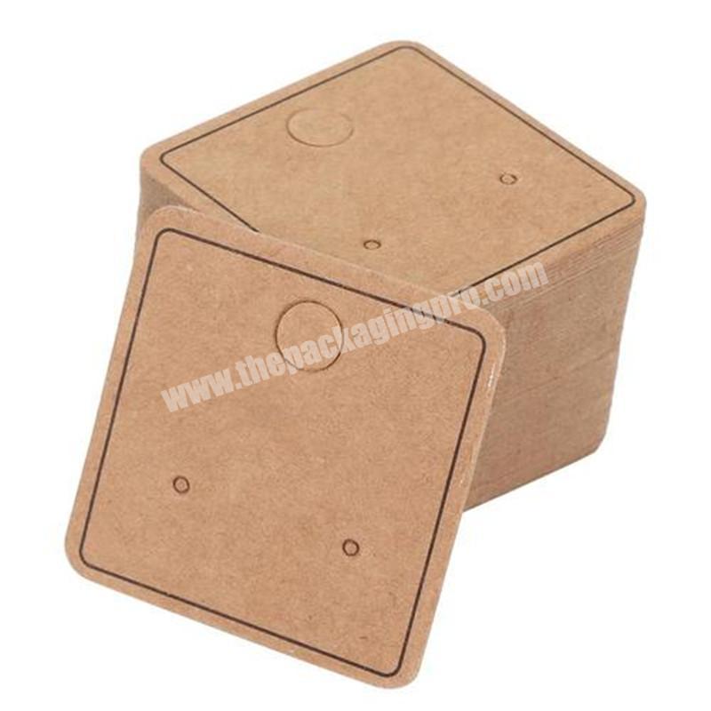 Paper Material and earring Tags, Price Tags Jewelry Packaging & Display Type hang cards manufacturer