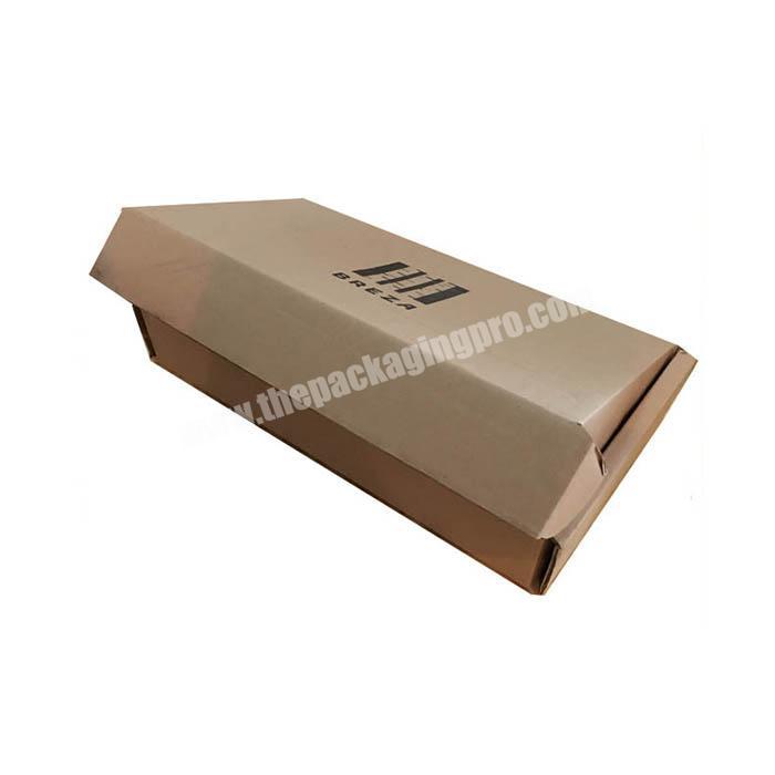 personalize Real factory price custom recycled brown kraft shoe paper box
