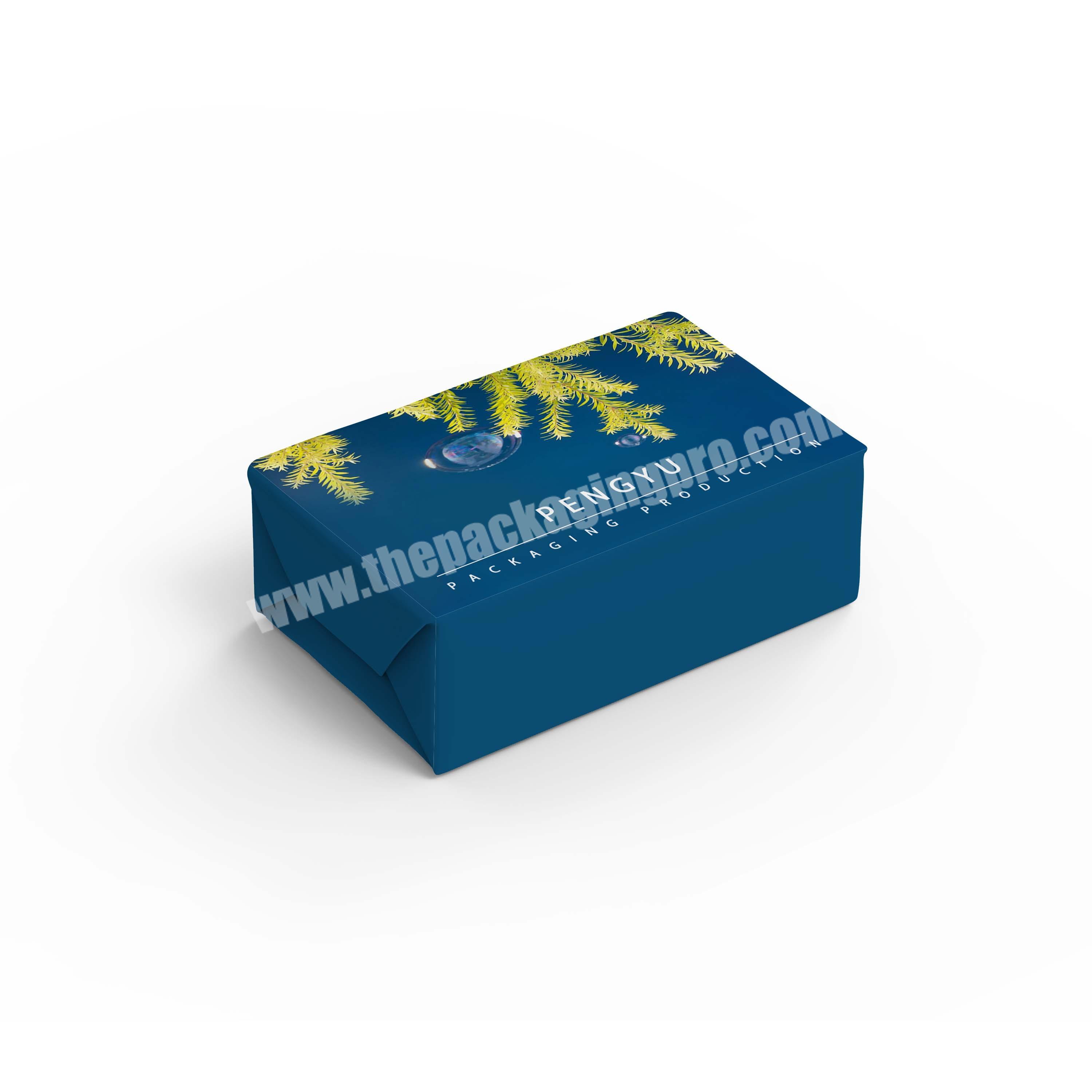 Recycled Customized Design Eco Friendly Soap Boxes Box Packaging Kraft Paper Box