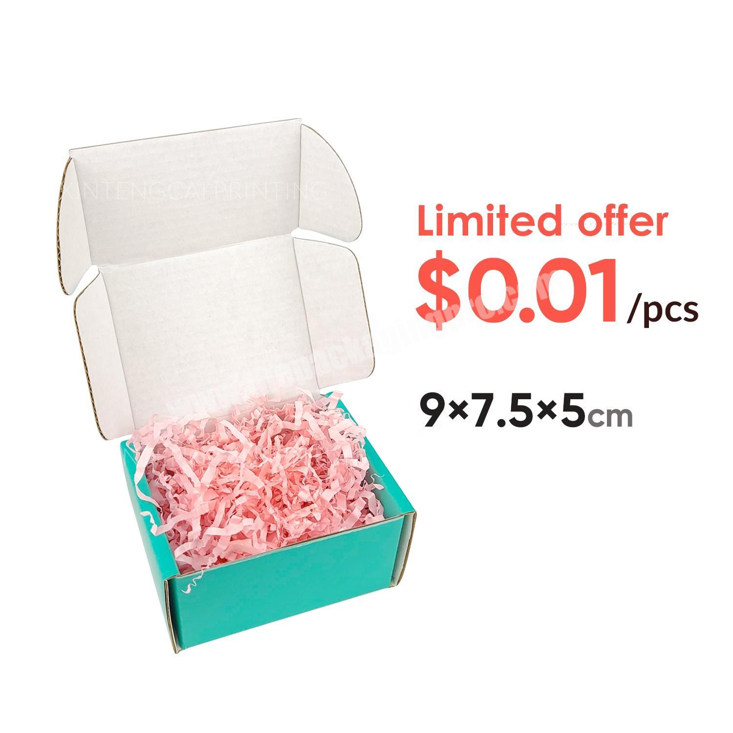 Special Offer $0.01 Cheap Price E-flute Corrugated Small Mailer Box with Matt Laminantion factory
