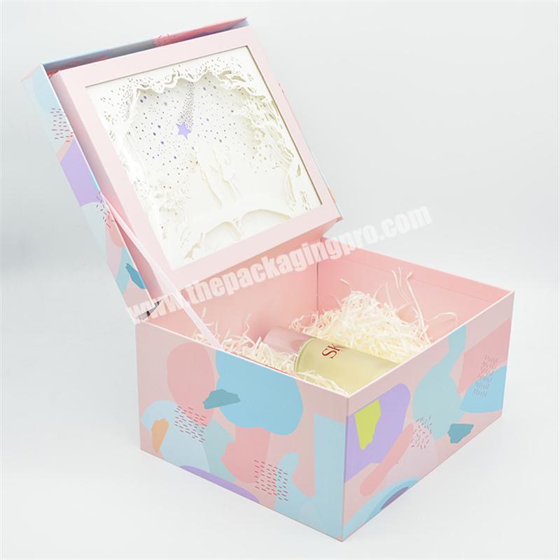 Hot sale birthday gift box valentines gift box wedding favors bridesmaid paper gift box