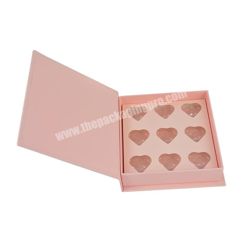 personalize Wholesale Customize Logo Packaging Cardboard Paper Square  Chocolate Candy Luxury  Unique Box With Gold Foil stamping Logo