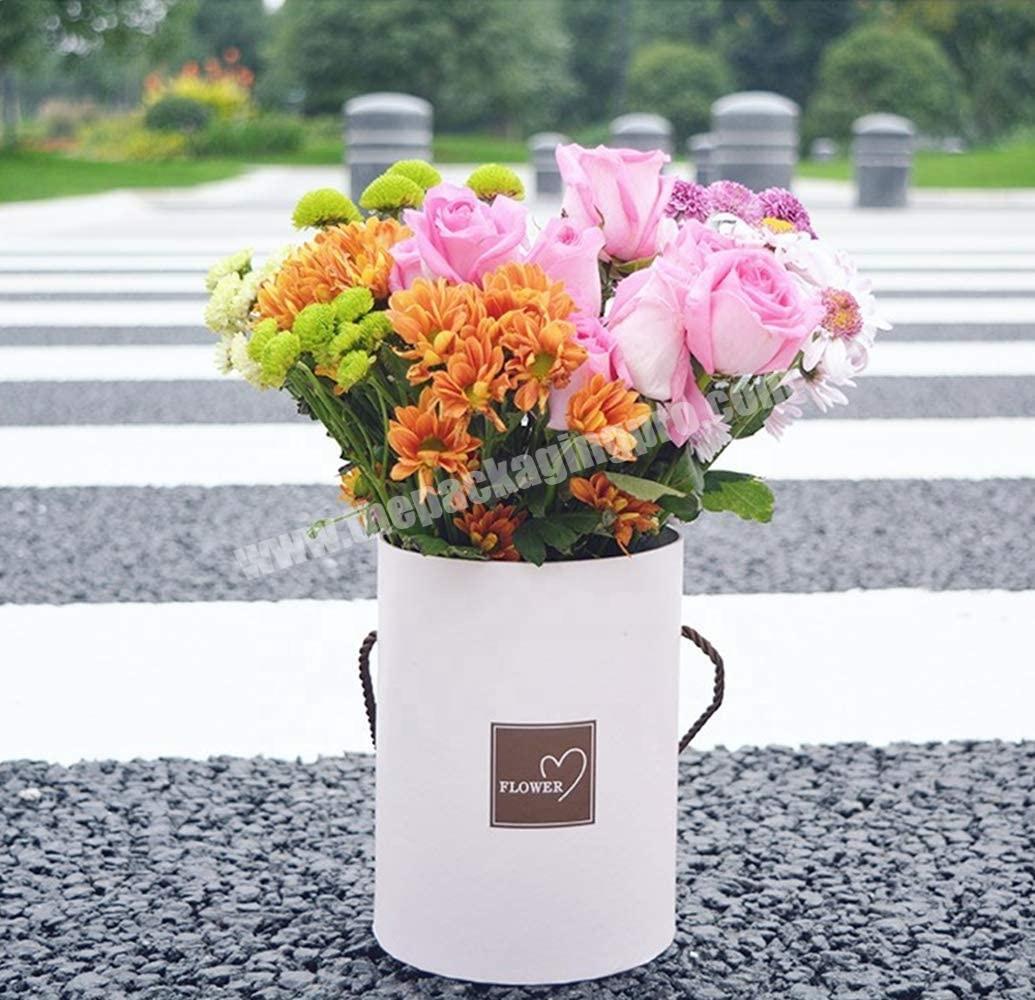 Wholesale Flower Shipping Hat Boxes Packaging Rose Round Packaging Flower Box For Shipping wholesaler