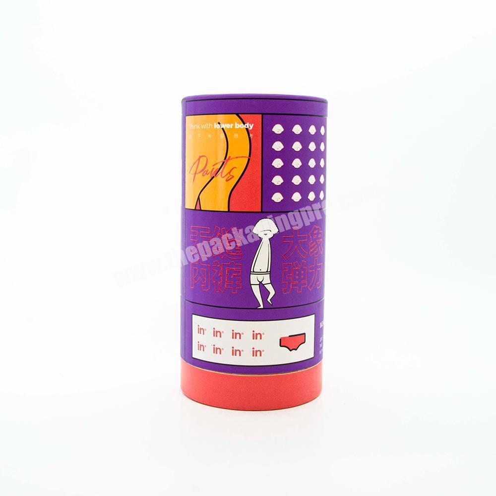 Wholesale Free Design biodegradable Cardboard Tea Food Paper Packaging Tube Box