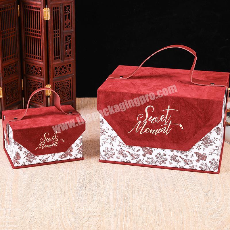 personalize Wholesale Luxury Kids Snack Gift Box Portable Custom Logo Luxury Shoe Box Newborn Baby Gift Box