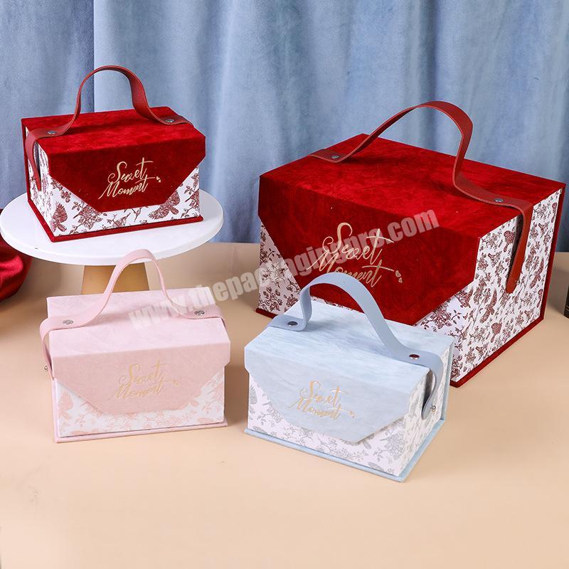 custom Wholesale Luxury Kids Snack Gift Box Portable Custom Logo Luxury Shoe Box Newborn Baby Gift Box 