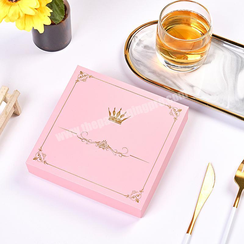 Wholesale custom logo printed luxury cardboard paper gift  candy dessert sweet chocolate packaging boxes manufacturer