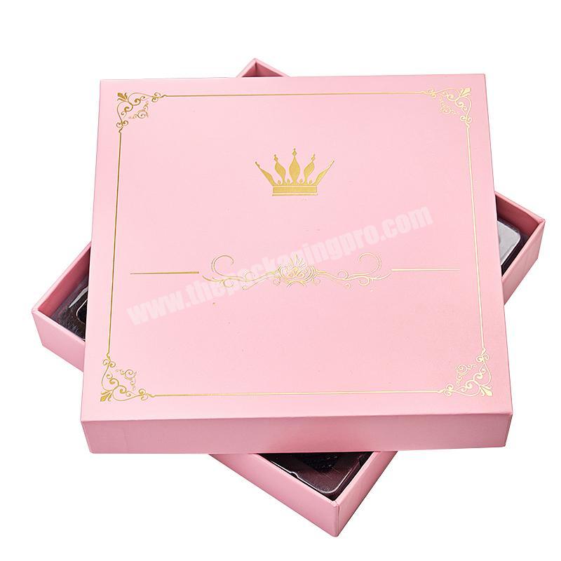 personalize Wholesale custom logo printed luxury cardboard paper gift  candy dessert sweet chocolate packaging boxes