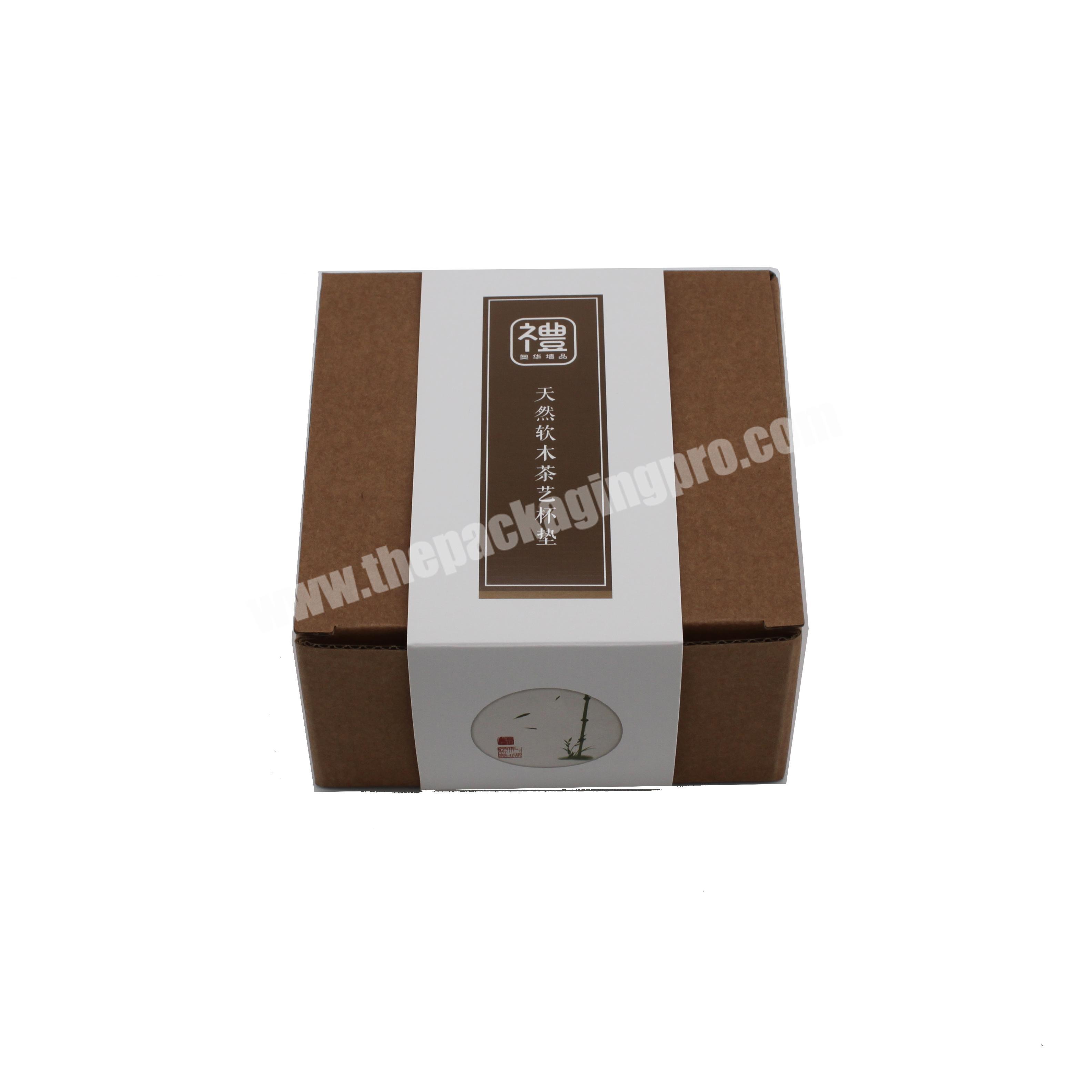 Wholesale low price folding corrugated gift box product packaging box