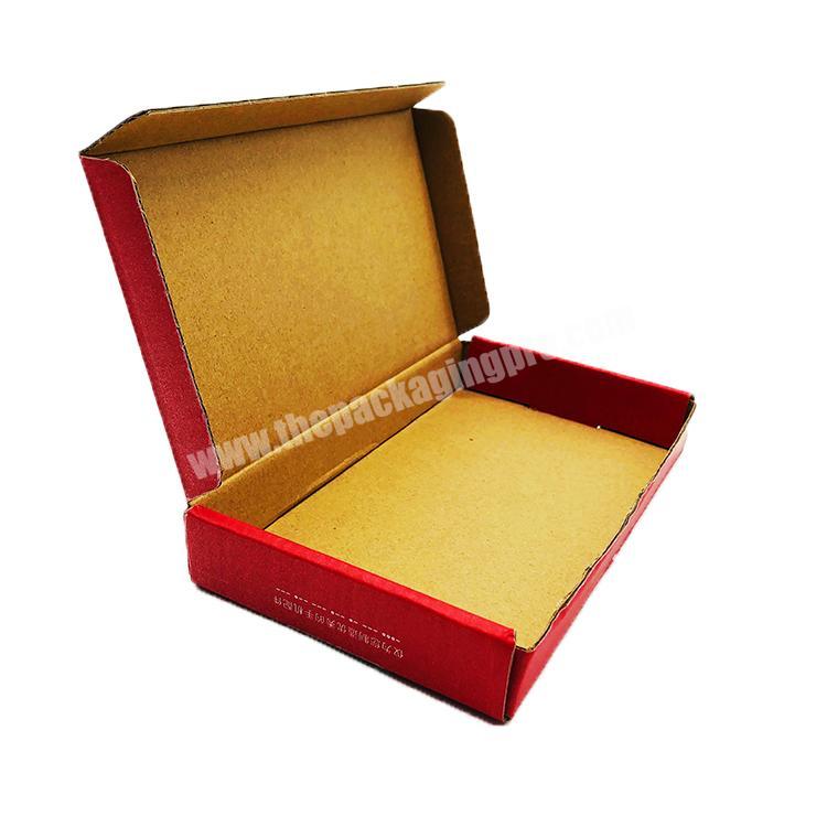 custom print corrugated foldable box for cellphone accessories