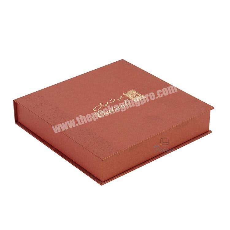 divided cardboard book shape packaging boxes chocolates factory