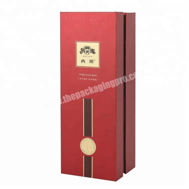 personalize liquor bottle cardboard wine gift paper recycled box