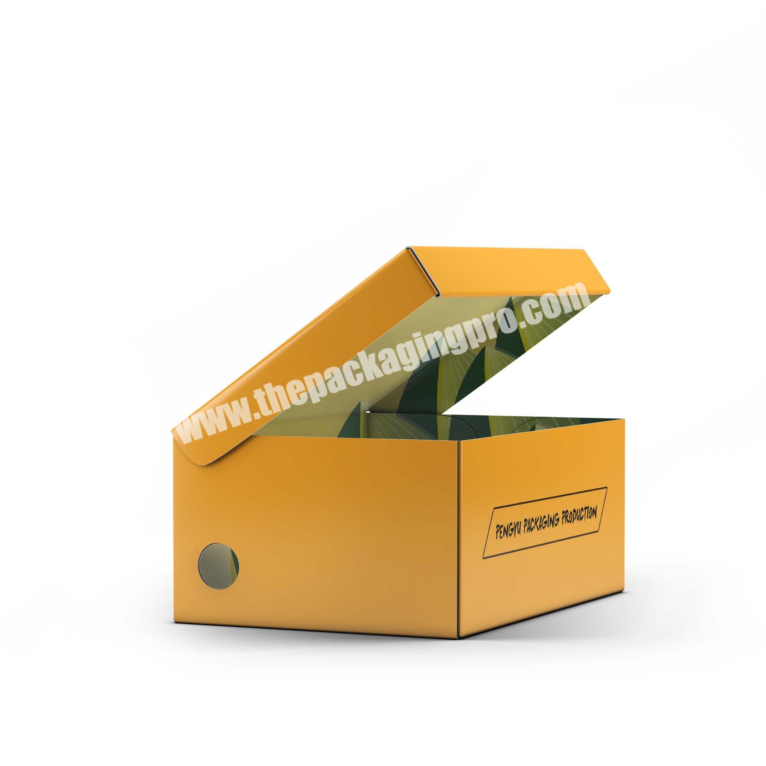 luxury shoebox packaging corrugated printing paper sneaker shoe box with custom logo