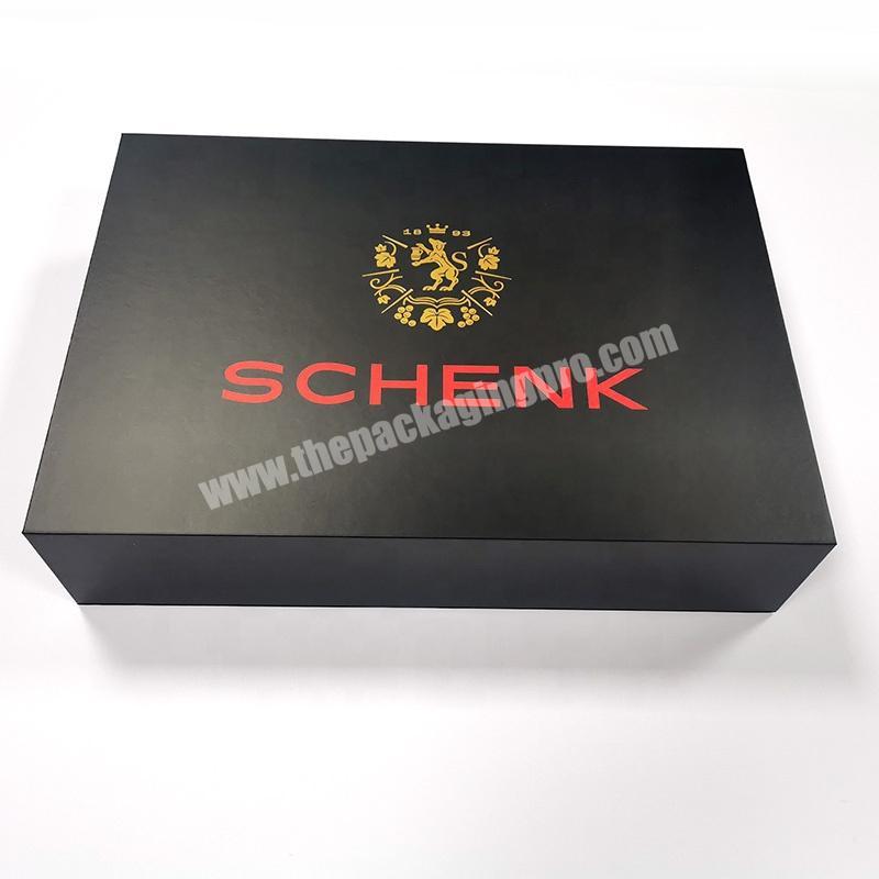 premium magnetic box for wine packaging boxes printed with foam insert wholesaler