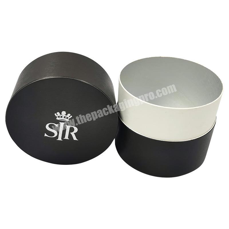 custom wholesale Customized Logo Printed Round Kraft Paper Packaging Gift Boxes For Small Products 