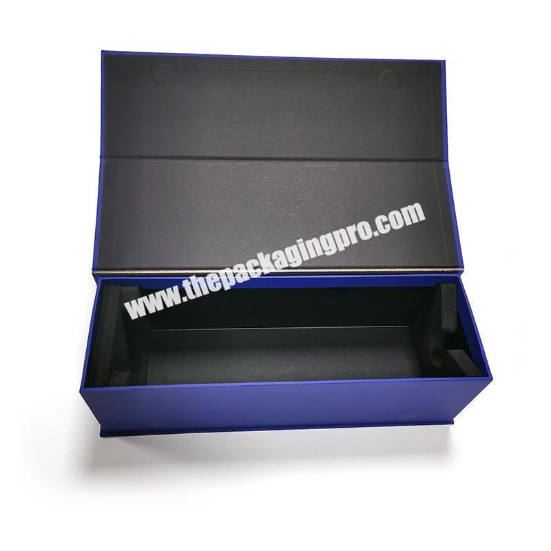 personalize Customized Logo Premium Cardboard Red Wine Box Carton Single Wine Paper Packaging Box