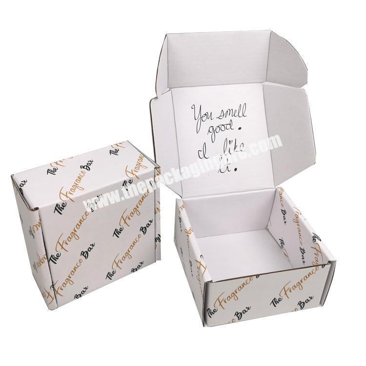 Wholesale Recycled foldable custom biodegradable small paper corrugated shipping box factory