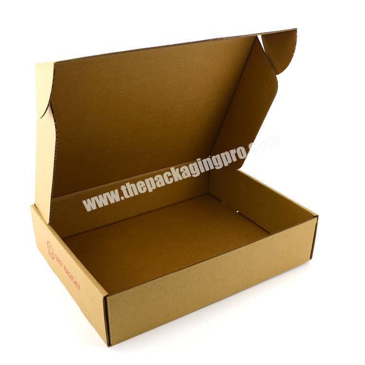 Custom shipping mailer boxes plain corrugated mailer box wholesale kraft mailer box