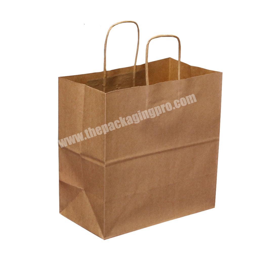 Eco-friendly recycled craft paper bag custom printed paper bag with logo for packaging