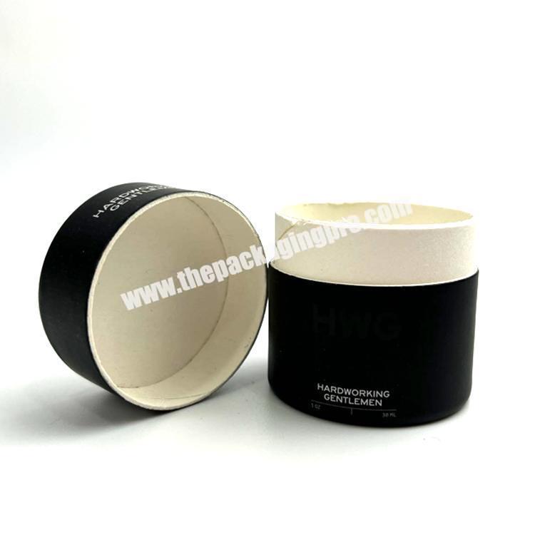 Hot stamping food Grade Biodegradable  Round Kraft Paper Tube Packaging  for cosmetics wholesaler