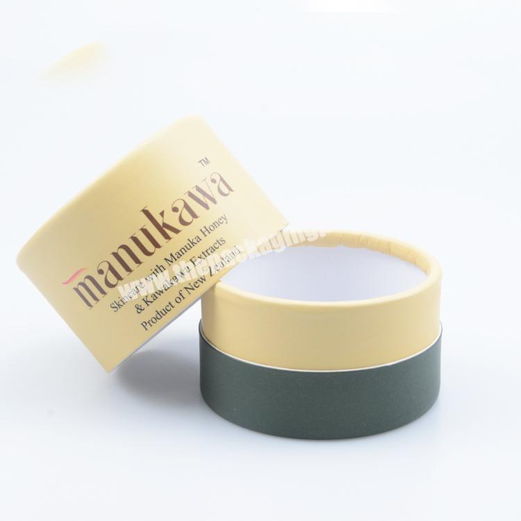 personalize Hot sale food Grade Biodegradable Round  Paper Tube Packaging  for cosmetics
