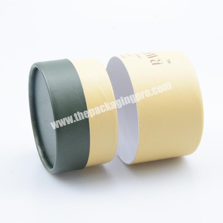 custom Hot sale food Grade Biodegradable Round  Paper Tube Packaging  for cosmetics 