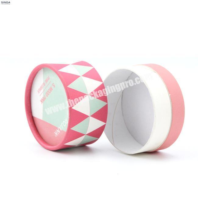 Hot selling recycled small round paper box biodegradable CMYK printing paper tube with your own logo factory