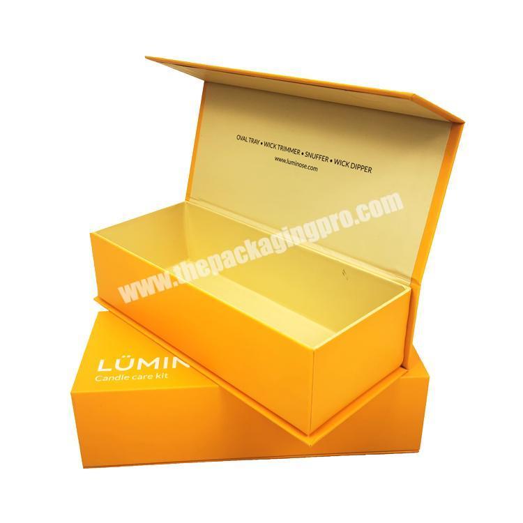 Luxury cardboard box custom printed gift set closure magnetic cardboard box