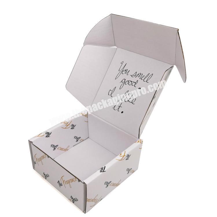 Wholesale Recycled foldable custom biodegradable small paper corrugated shipping box
