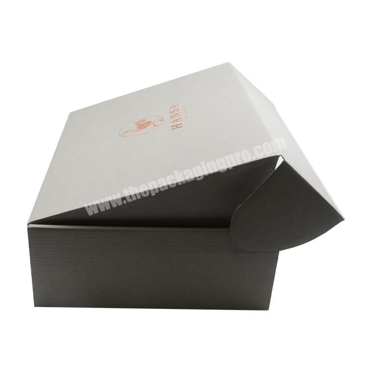 Manufacturer Hot Stamping Logo Mailer Box Personalized Custom Paper Shipping Box Recyclable Cardboard Foldable Box for Garment