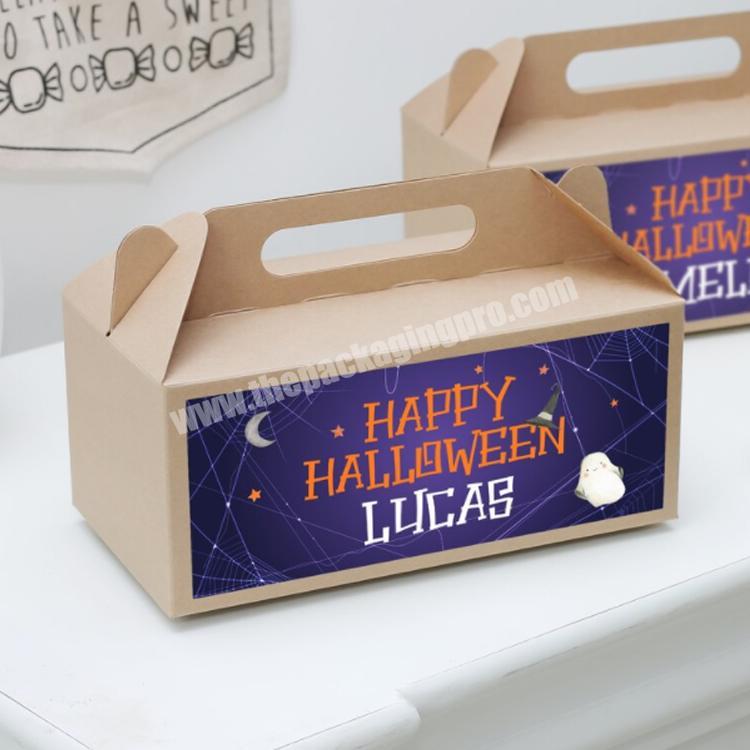 Trick or Treat Box Halloween Sweet Pumpkin Treat Box Personalised Halloween Box