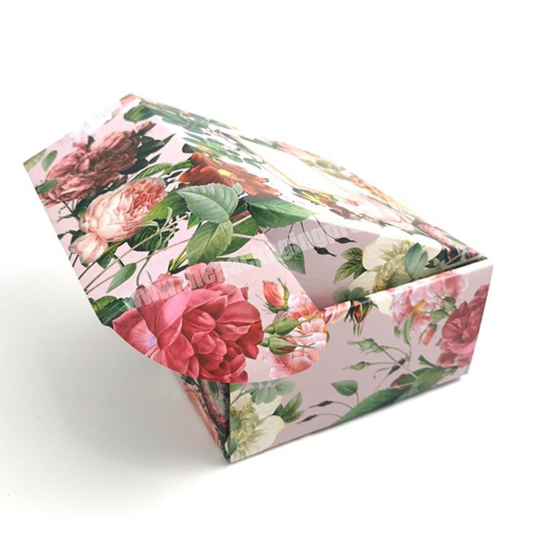 Wholesale Recycled foldable custom biodegradable color printing paper corrugated shipping box manufacturer