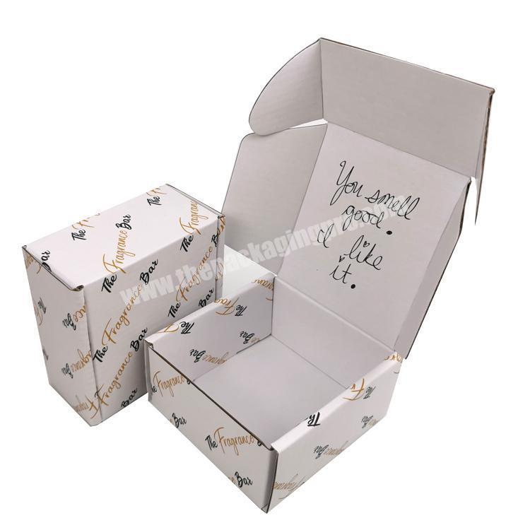Wholesale Recycled foldable custom biodegradable small paper corrugated shipping box manufacturer