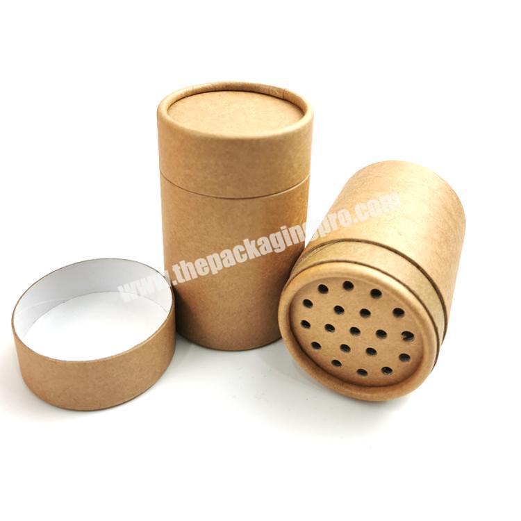 eco friendly custom design Round Box tea paper tube packaging