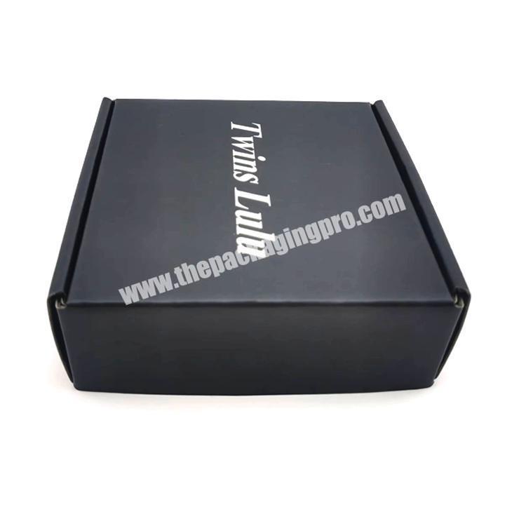 luxury cosmetic black plant shipping box with logo wholesaler