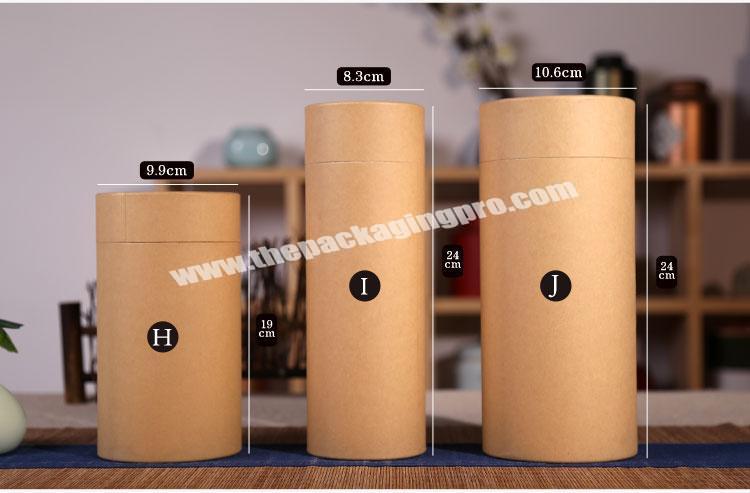 personalize wholesale kraft paper tube luxury paper tube eco-friendly round paper box