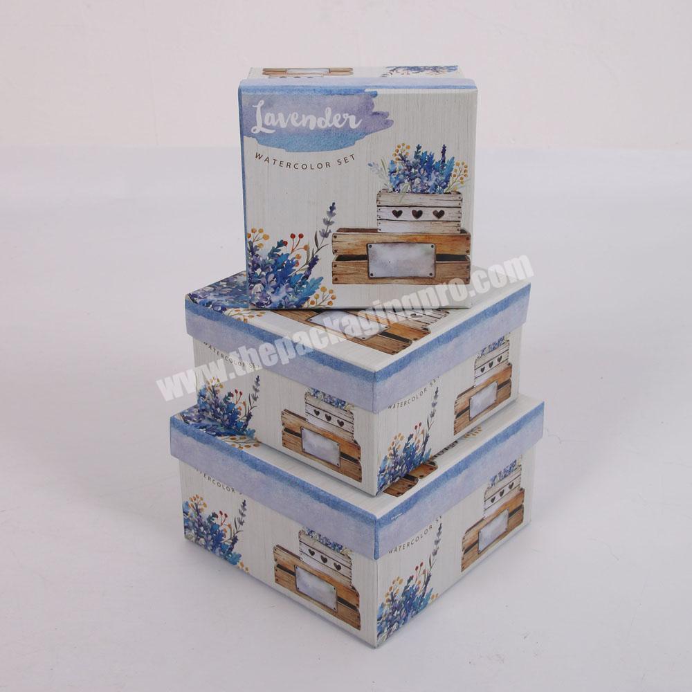 2289 Shihao Beautiful Cardboard gift box for wedding favors