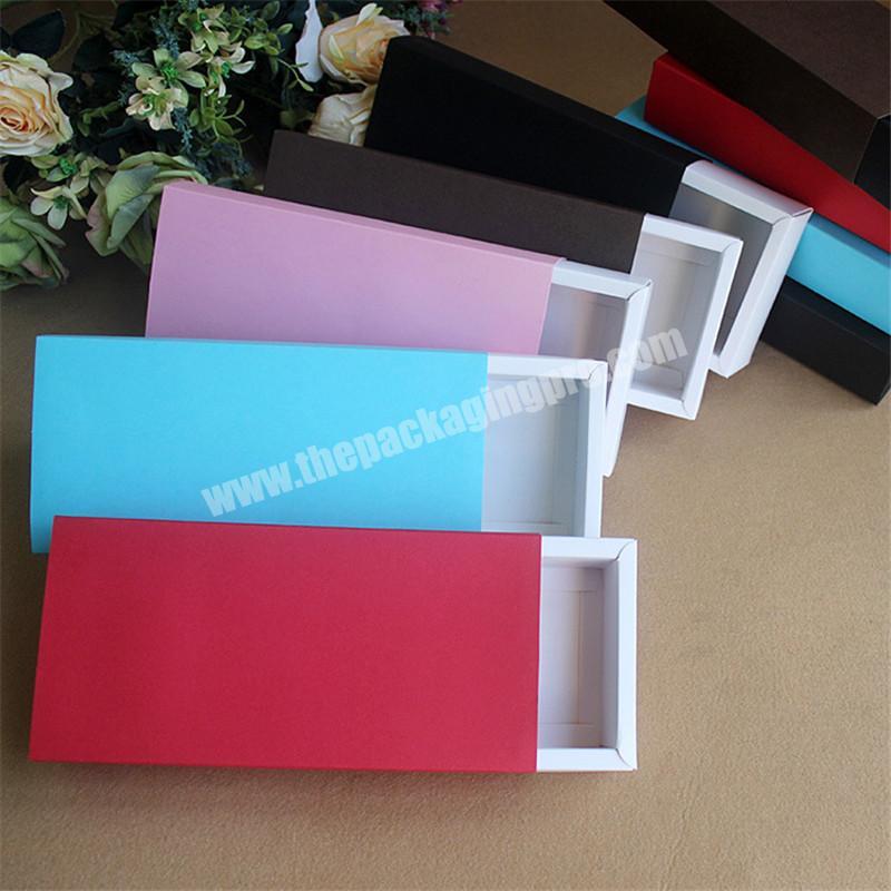 22.9x11x4.5cm Kraft gift Box Flower Gift Paper Packaging BoxPacking for SocksScarf Underwear Paper Carton paper box